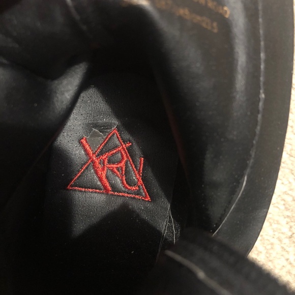 Yru RARE Rainbow Road Black Booties pride festival clubwear size 7 - Picture 11 of 13